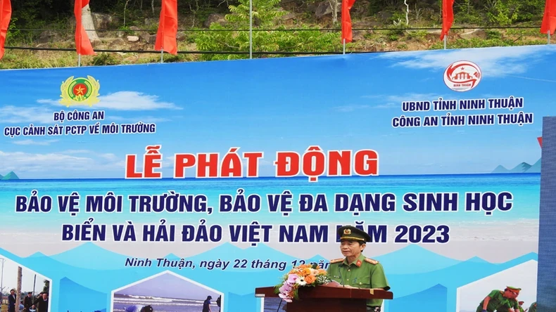 Lễ phát động bảo vệ môi trường, bảo vệ đa dạng sinh học biển và hải đảo Việt Nam năm 2023 tại Ninh Thuận ảnh 1