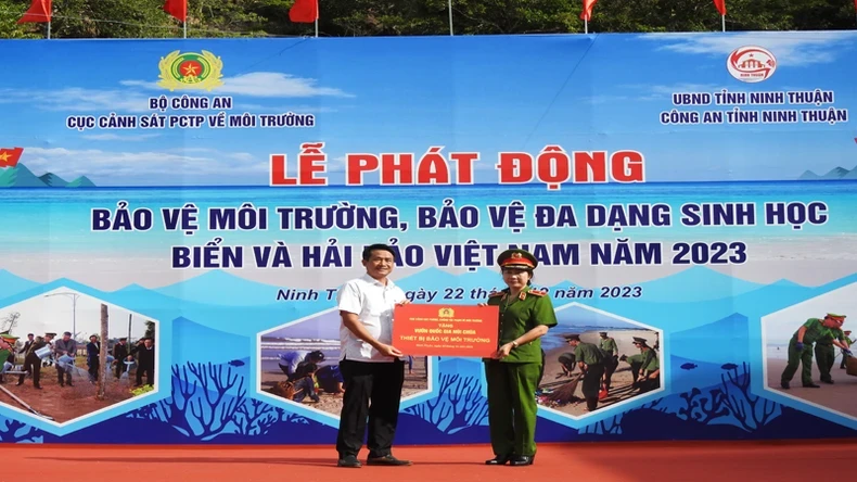 Lễ phát động bảo vệ môi trường, bảo vệ đa dạng sinh học biển và hải đảo Việt Nam năm 2023 tại Ninh Thuận ảnh 3
