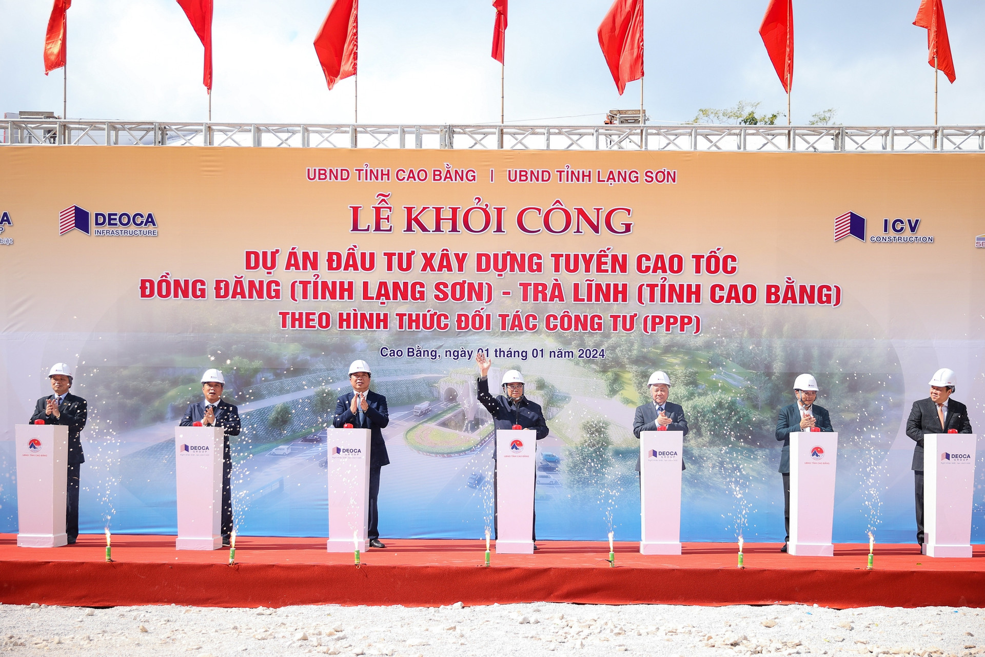 Thủ tướng phát lệnh khởi công tuyến cao tốc 14.000 tỷ đồng nối Cao Bằng – Lạng Sơn- Ảnh 8.