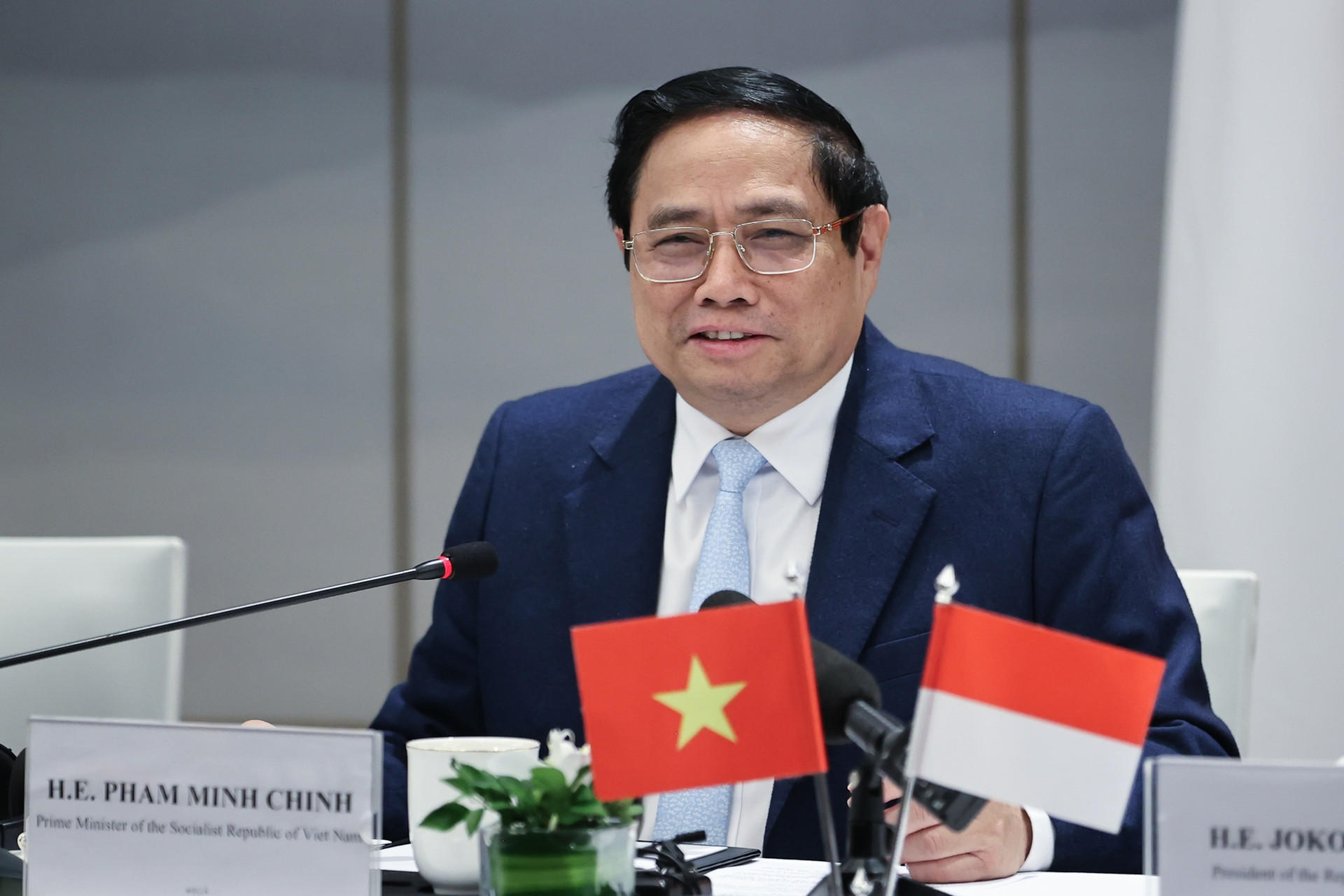 Thủ tướng Phạm Minh Chính và Tổng thống Indonesia kêu gọi doanh nghiệp 2 nước tăng cường hợp tác, đầu tư- Ảnh 3.