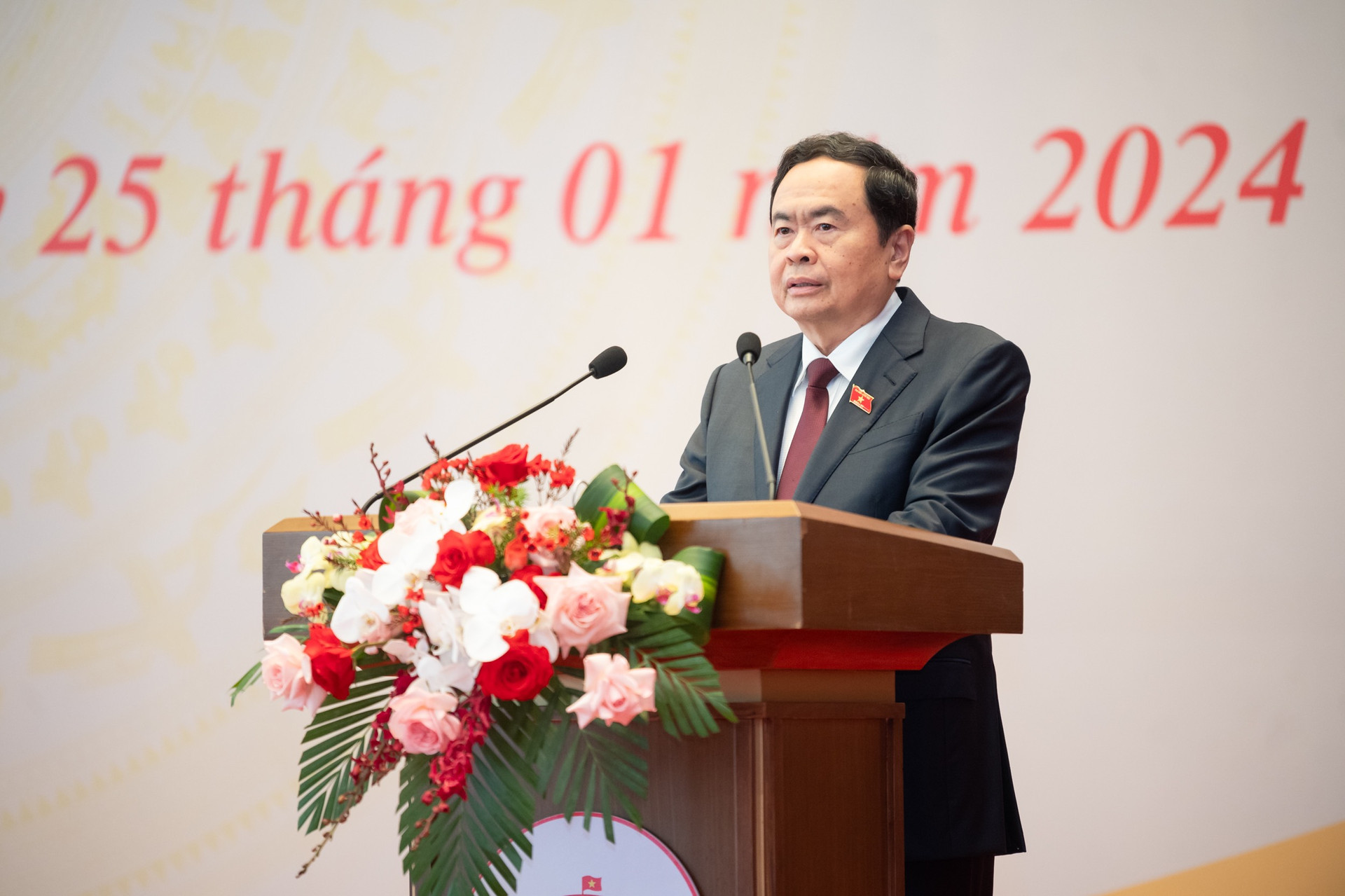 Phó Chủ tịch Thường trực Quốc hội Trần Thanh Mẫn chủ trì lễ công bố quyết định bổ nhiệm Trợ lý Chủ tịch Quốc hội