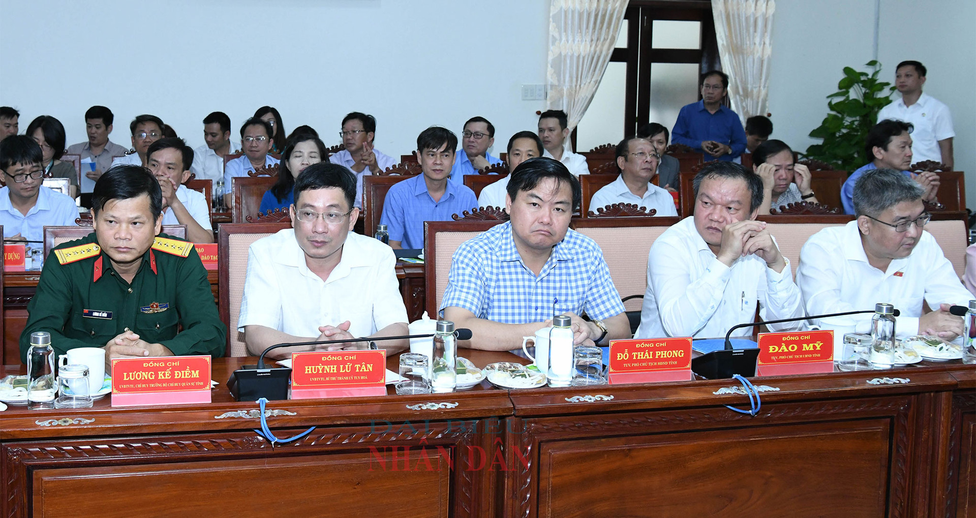 Chủ tịch Quốc hội Vương Đình Huệ làm việc với Ban Thường vụ Tỉnh ủy Phú Yên -0