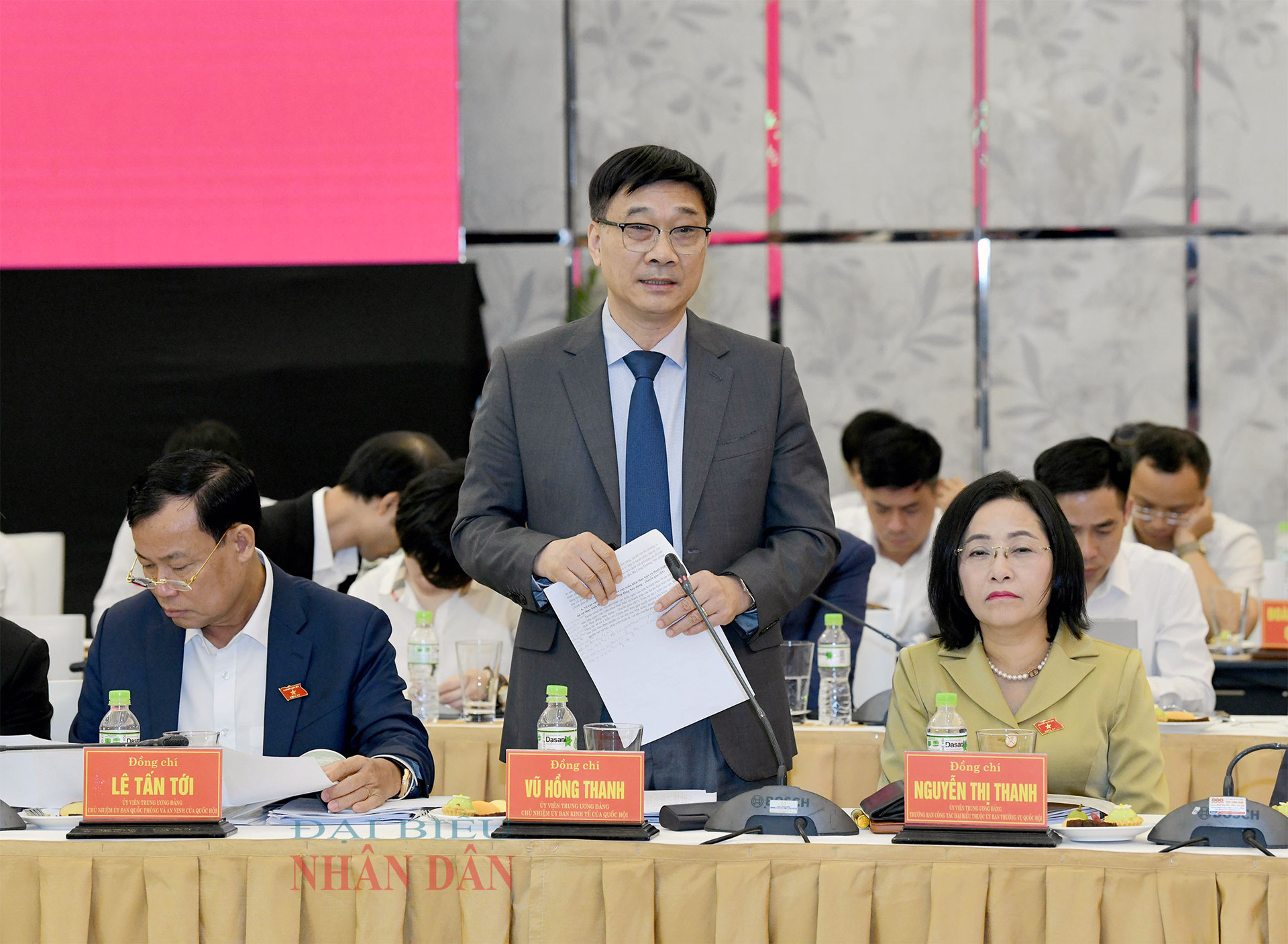 Chủ tịch Quốc hội Vương Đình Huệ làm việc với Ban Thường vụ Tỉnh ủy Khánh Hòa -0