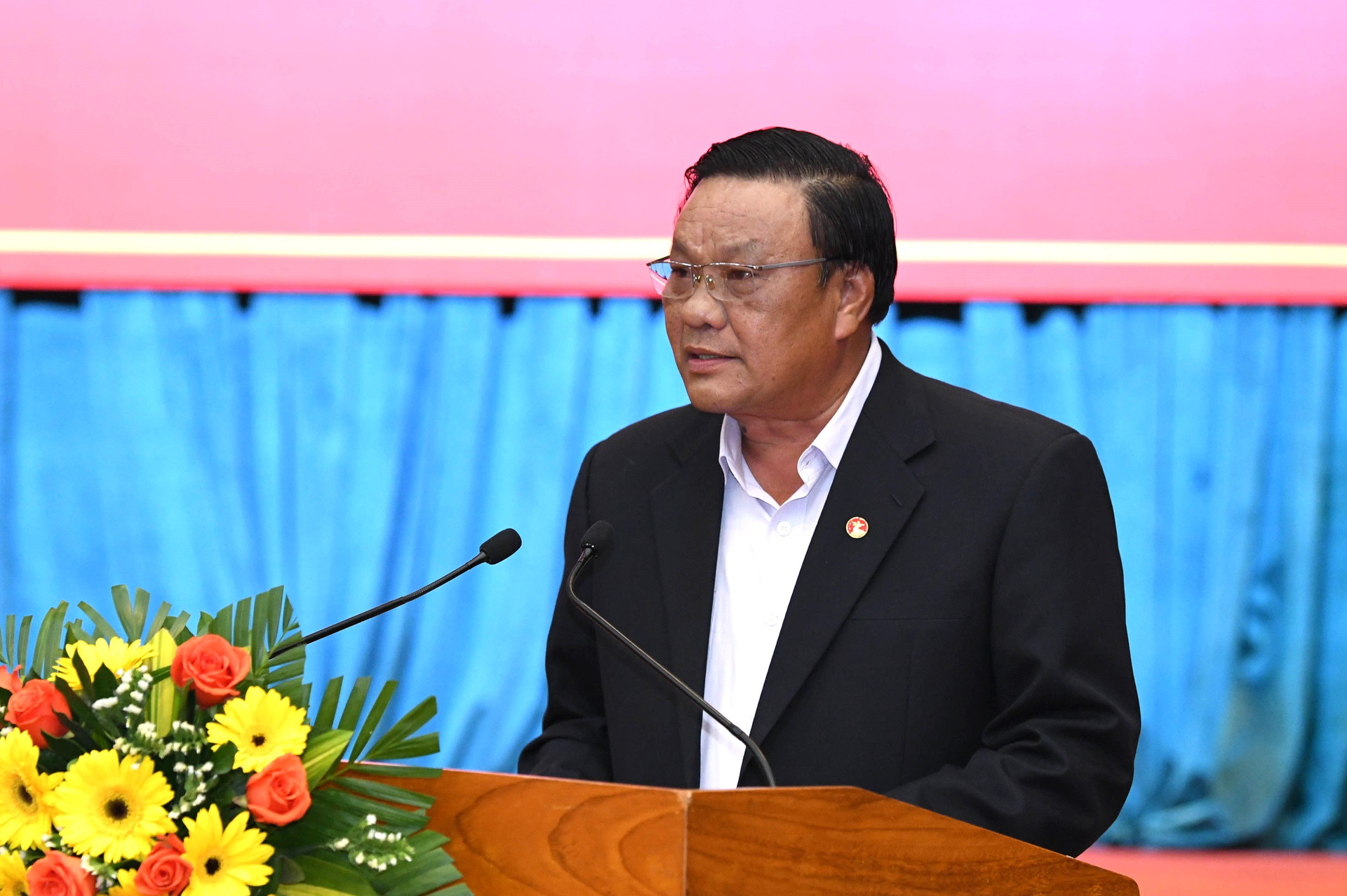 Chủ tịch Quốc hội Vương Đình Huệ làm việc với Ban Thường vụ Tỉnh ủy Bình Định