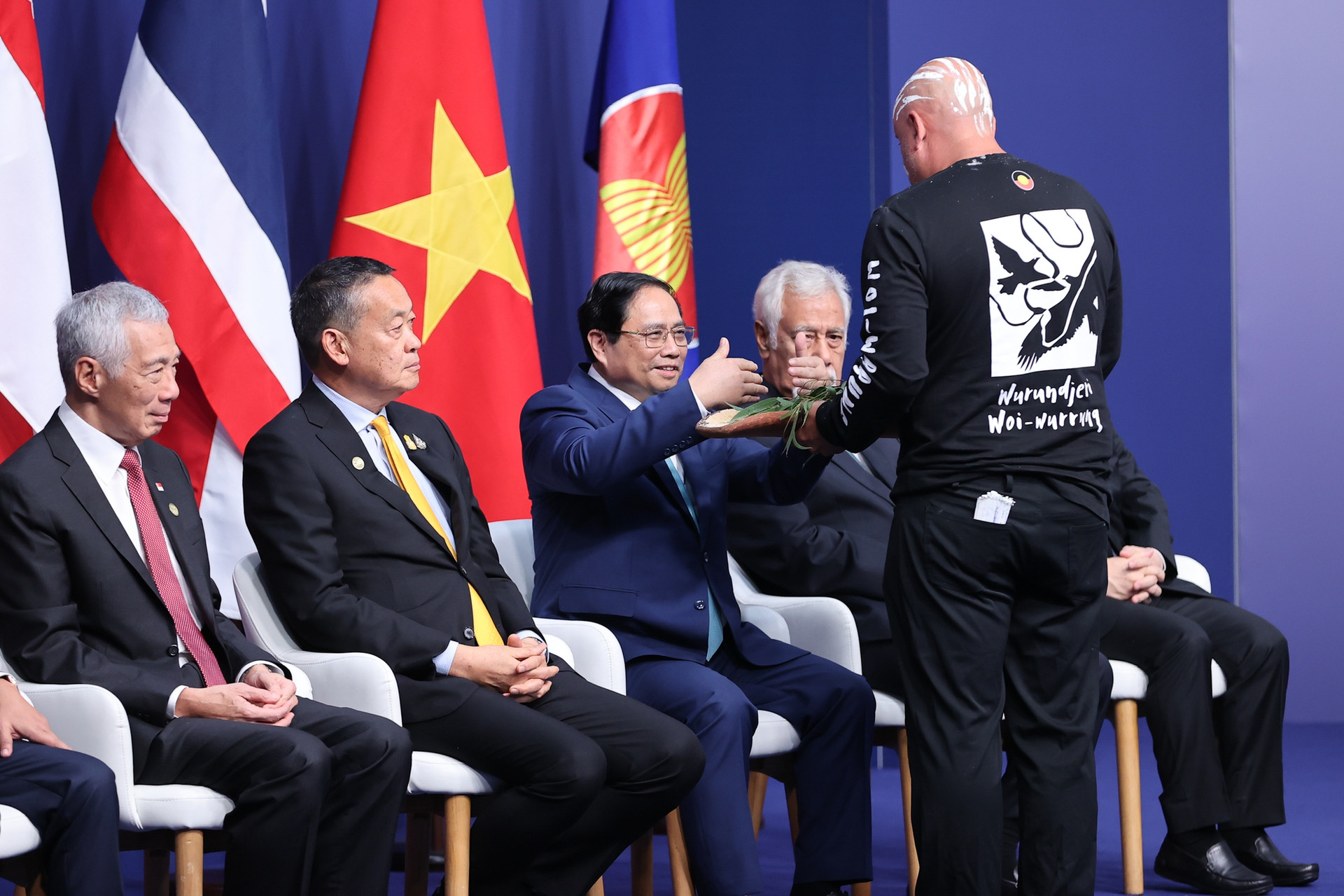 Thủ tướng dự Lễ đón các Trưởng đoàn tham dự Hội nghị Cấp cao ASEAN – Australia- Ảnh 3.