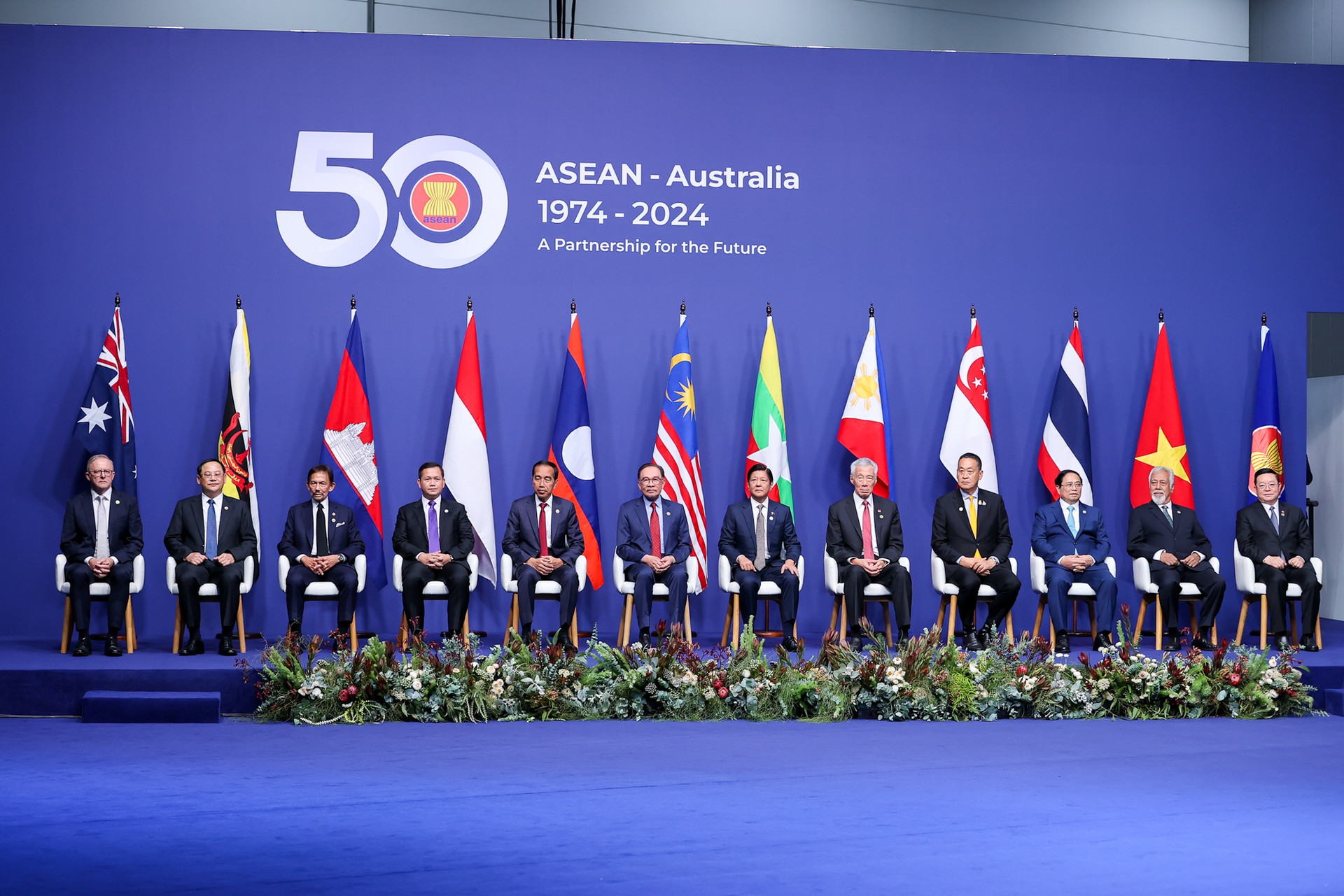 Thủ tướng dự Lễ đón các Trưởng đoàn tham dự Hội nghị Cấp cao ASEAN – Australia- Ảnh 7.