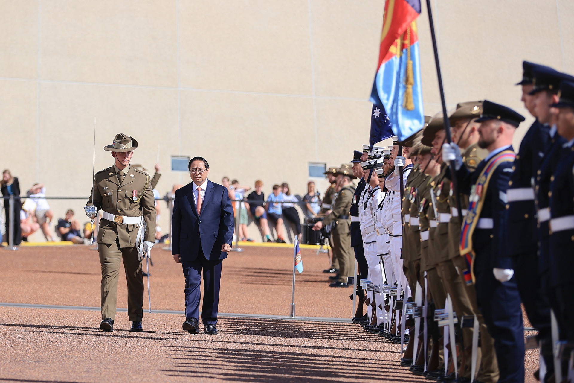 Lễ đón Thủ tướng Phạm Minh Chính thăm chính thức Australia theo nghi thức trọng thể nhất- Ảnh 6.