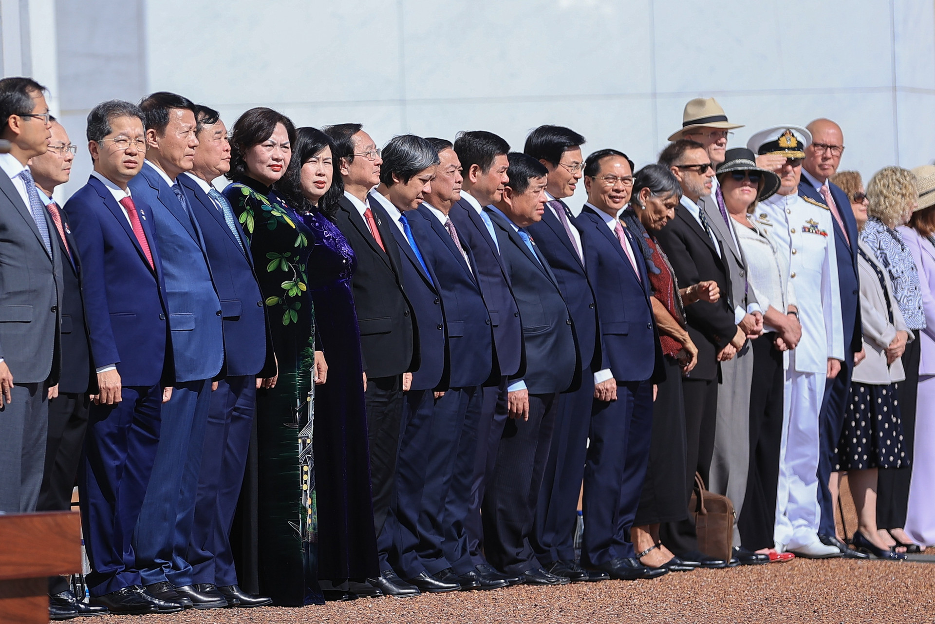 Lễ đón Thủ tướng Phạm Minh Chính thăm chính thức Australia theo nghi thức trọng thể nhất- Ảnh 9.