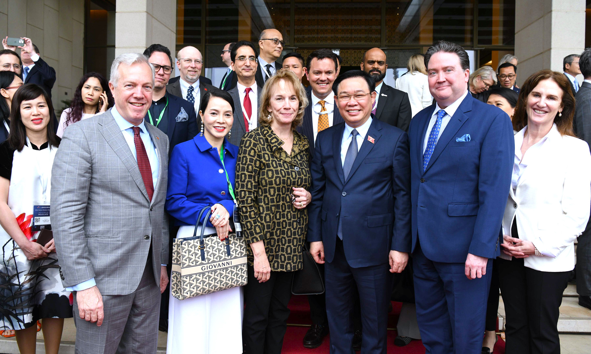 Chủ tịch Quốc hội Vương Đình Huệ tiếp Đoàn Hội đồng Kinh doanh Hoa Kỳ - ASEAN -0