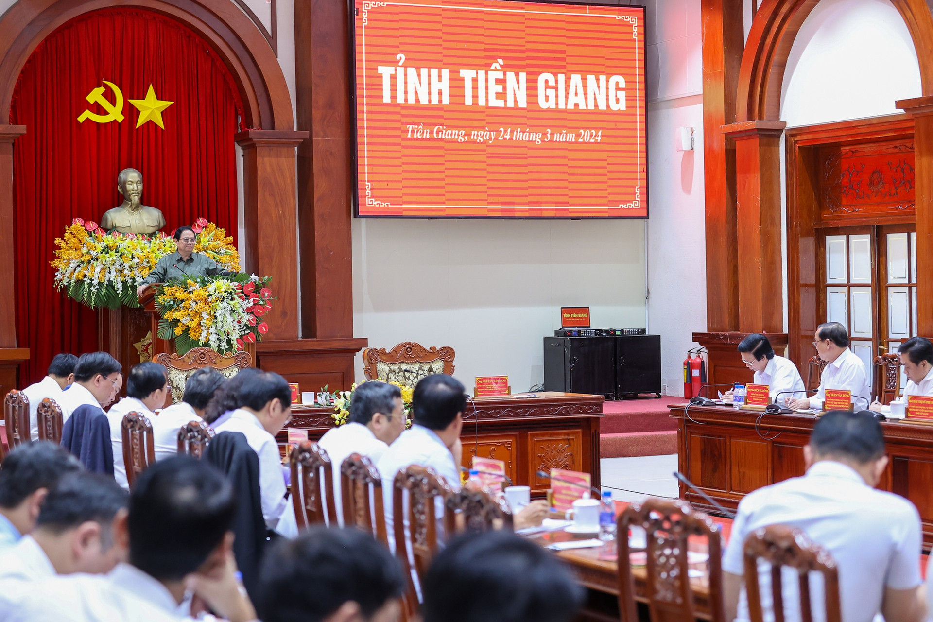 Thủ tướng Phạm Minh Chính: Nỗ lực lớn hơn, đưa Tiền Giang phát triển nhanh hơn, bền vững hơn- Ảnh 3.