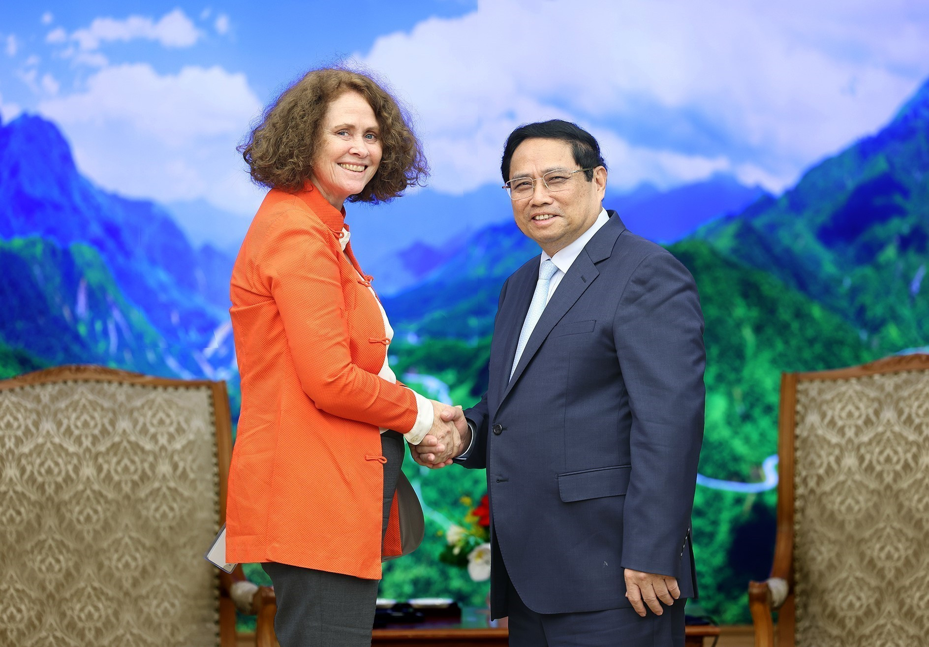 Thủ tướng tiếp Giám đốc quốc gia Ngân hàng Thế giới tại Việt Nam- Ảnh 1.