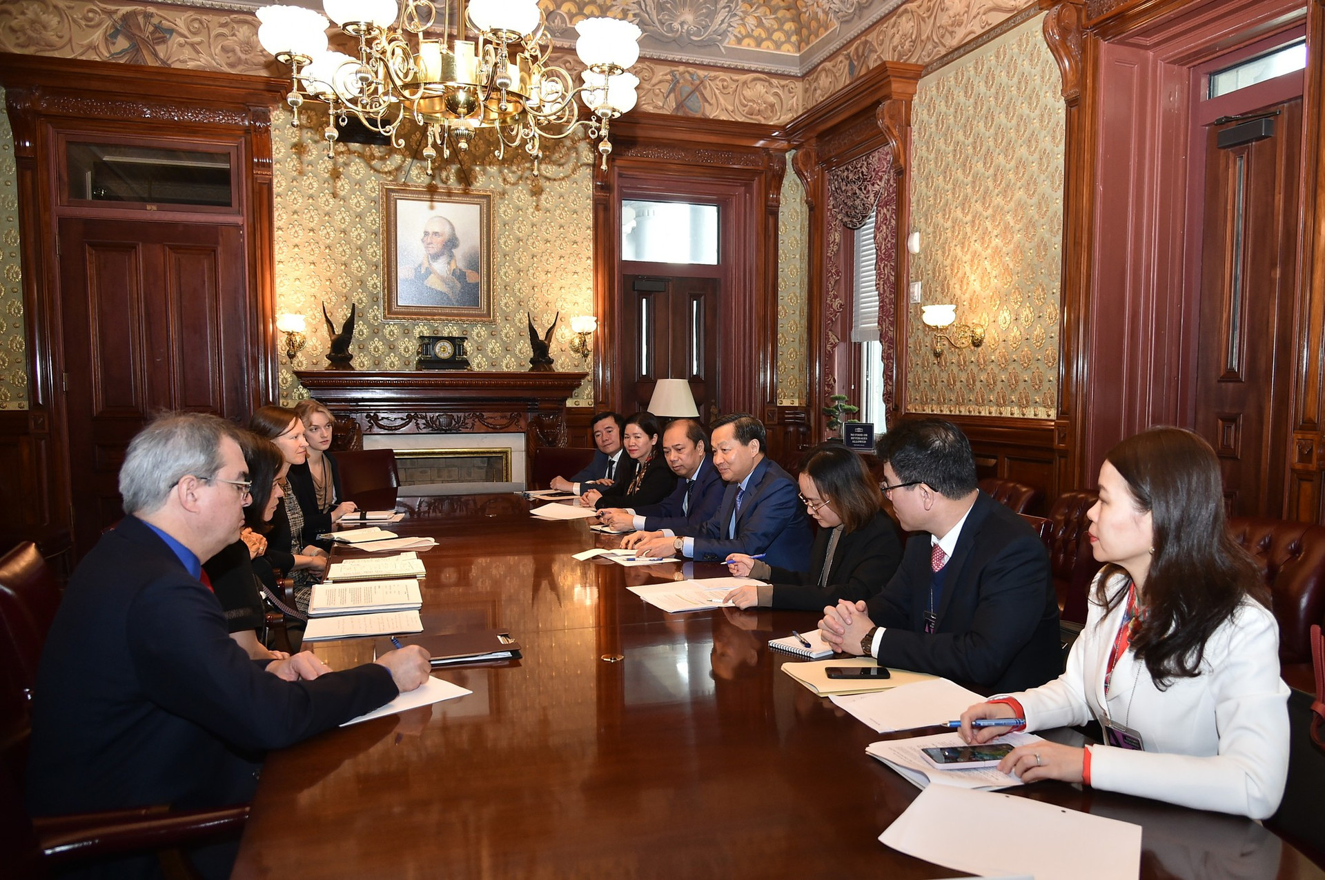 Phó Thủ tướng Lê Minh Khái tiếp xúc với chính giới Hoa Kỳ- Ảnh 2.