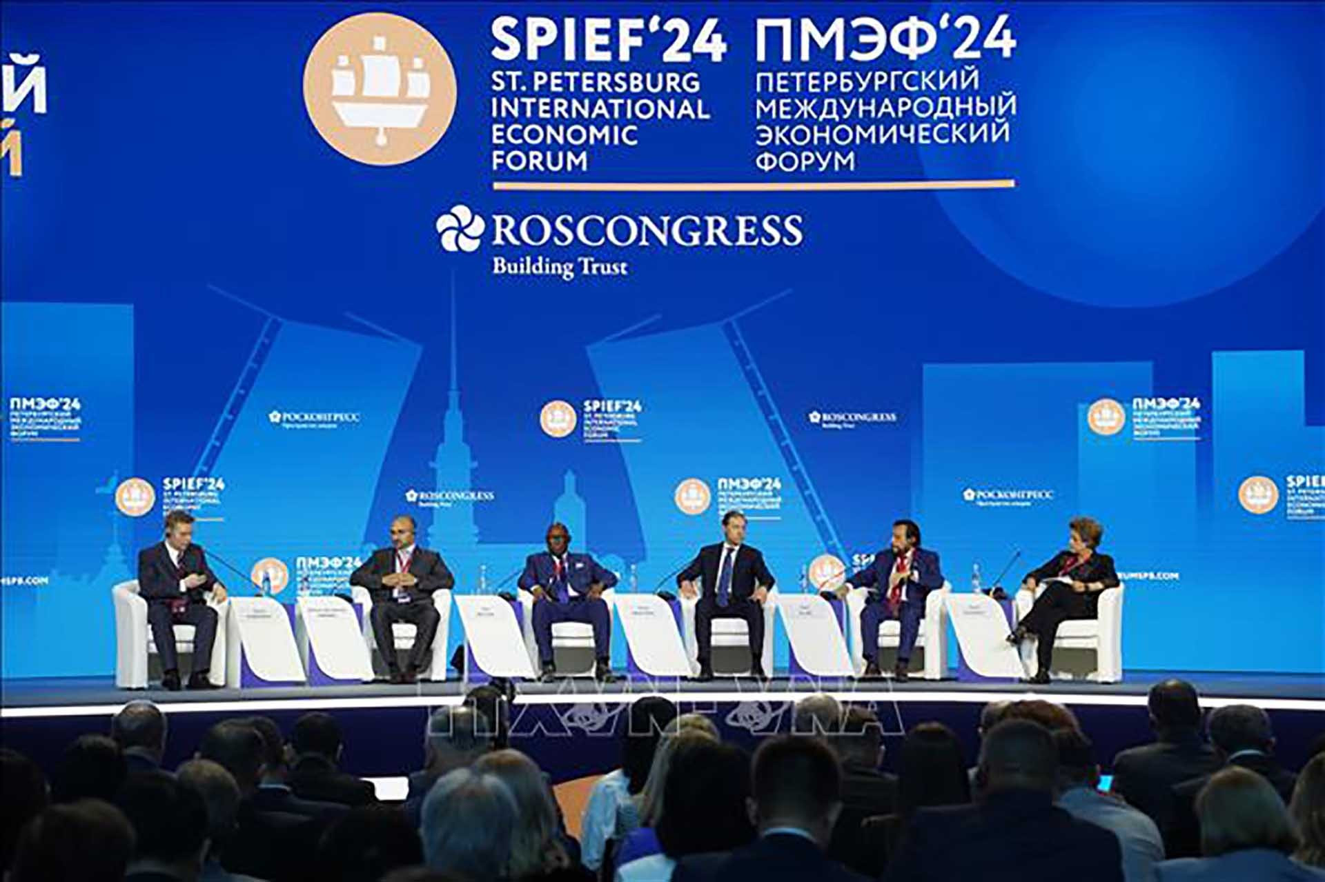 Phó Thủ tướng Trần Lưu Quang đưa ra ba đề xuất tại Diễn đàn Kinh tế quốc tế Saint-Petersburg- Ảnh 1.
