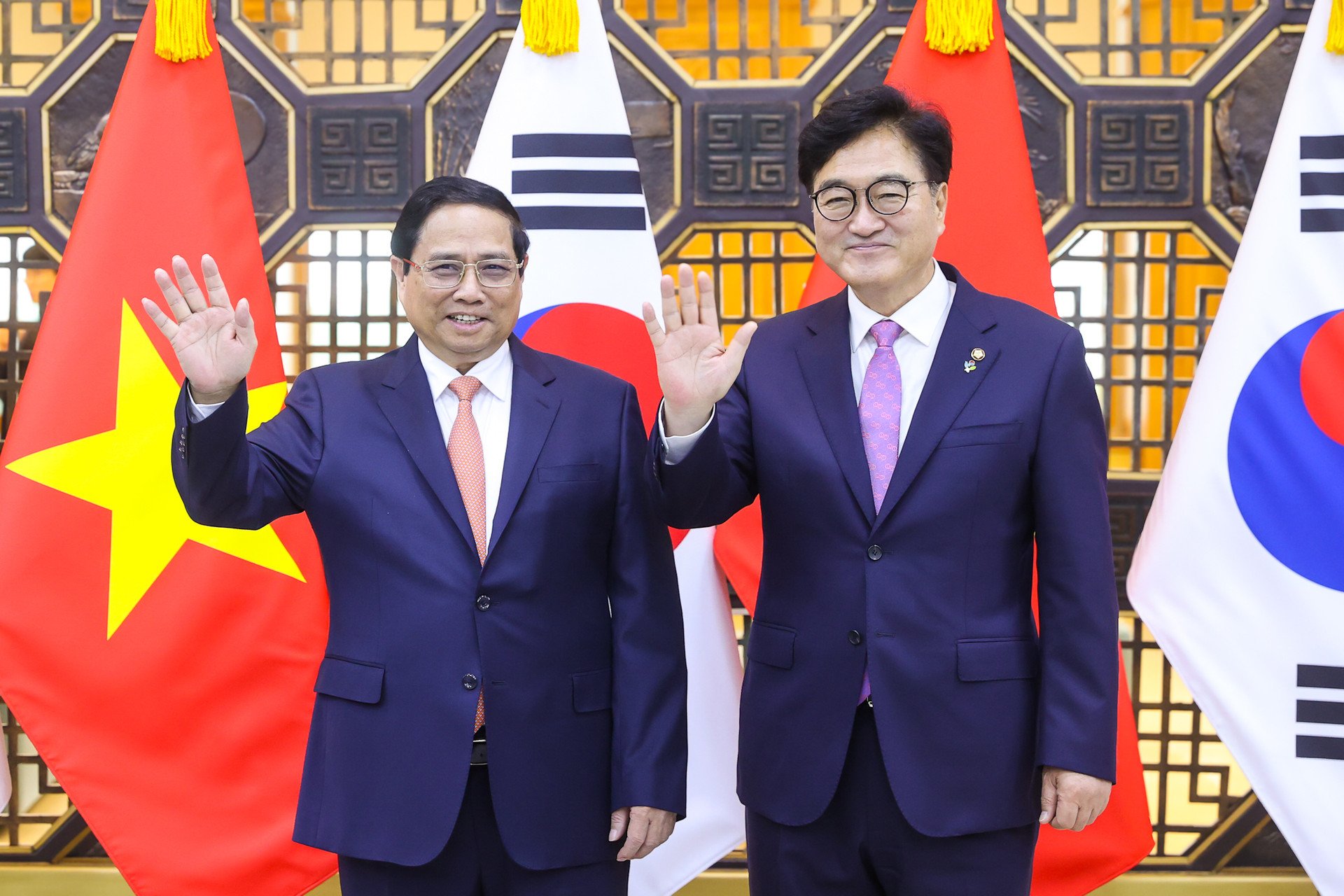 Thủ tướng Phạm Minh Chính hội kiến Chủ tịch Quốc hội Hàn Quốc- Ảnh 2.