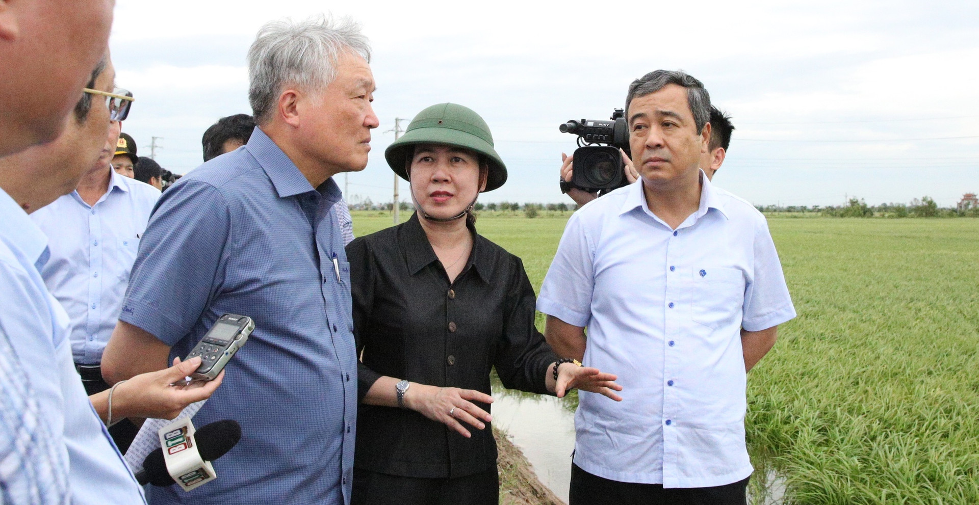 Phó Thủ tướng Nguyễn Hòa Bình: Thái Bình tập trung tiêu úng, giảm thiểu thiệt hại về lúa và hoa màu- Ảnh 1.