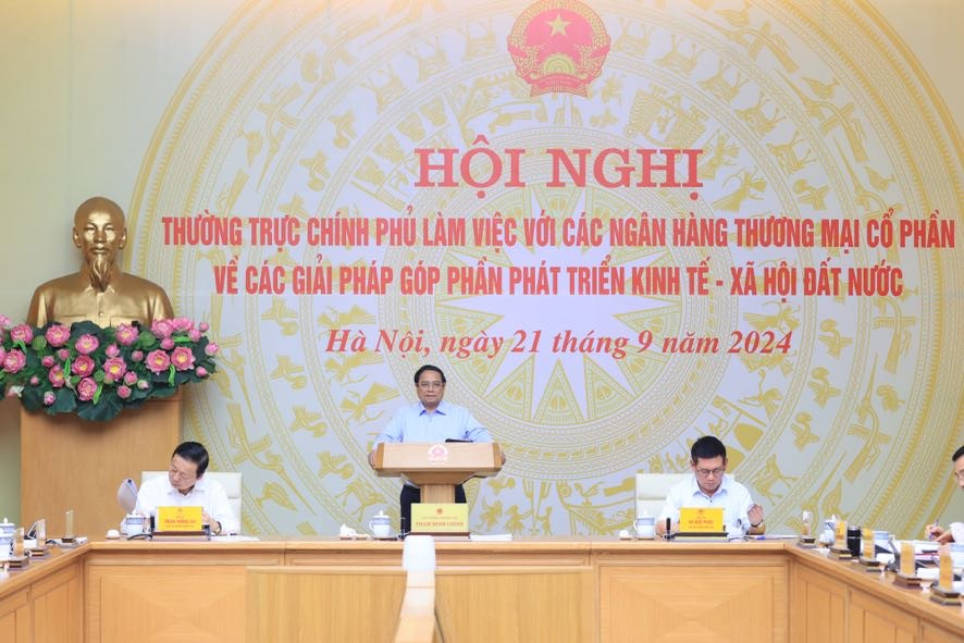 Thường trực Chính phủ làm việc với các ngân hàng thương mại cổ phần- Ảnh 5.