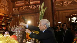 Tổng Bí thư Nguyễn Phú Trọng thăm Khu di tích K9