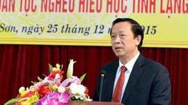 Ông Phạm Ngọc Thưởng được bầu làm Chủ tịch tỉnh Lạng Sơn