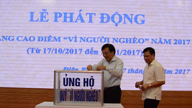 Điện Biên: Chung tay ủng hộ Quỹ "Vì người nghèo"