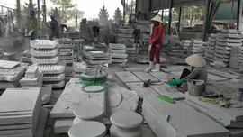 Vĩnh Lộc (Thanh Hóa): Tập trung xử lý ô nhiễm môi trường tại làng nghề đá mỹ nghệ ở Vĩnh Minh