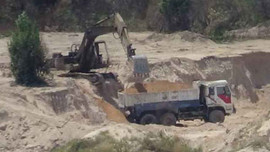 Bình Thuận: Xử lý tình trạng khai thác cát trái phép tại thị xã La Gi