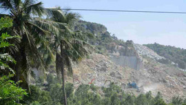 Bình Định: Doanh nghiệp tạm dừng hoạt động khai thác đá tại núi Chùa để xử lý môi trường