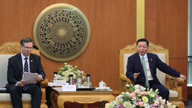 Bộ trưởng Trần Hồng Hà làm việc với đoàn công tác Hội đồng Kinh doanh Hoa Kỳ - ASEAN