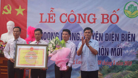 Điện Biên: Công bố xã Noong Luống đạt chuẩn nông thôn mới