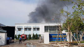 Hải Dương: Cháy lớn tại công ty may Makalot