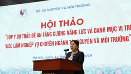 Bộ TN&MT lấy ý kiến Đề án tăng cường năng lực và danh mục vị trí việc làm