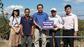 Phú Yên: Bàn giao 4 giếng nước phục vụ sinh hoạt người dân vùng hạn Sơn Hòa