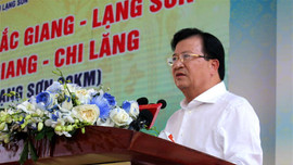 Phó Thủ tướng Trịnh Đình Dũng phát lệnh thông xe cao tốc Bắc Giang - Lạng Sơn