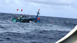 Tàu Kiểm ngư cứu ngư dân An Giang gặp nạn ngoài khơi