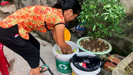 Phân loại rác thải tại hộ gia đình, nét mới tại Khánh Thiện, Ninh Bình