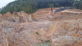 Lập Thạch – Vĩnh Phúc: Ngang nhiên khai thác khoáng sản trái phép