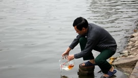 Người dân đã có ý thức bảo vệ môi trường trong ngày ông Công ông Táo