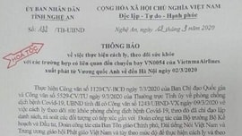 Nghệ An: Hết cách ly những người tiếp xúc với các đoàn làm việc của Bộ KH&ĐT