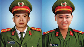 Thăng cấp bậc hàm vượt cấp cho hai chiến sĩ công an Đà Nẵng hy sinh