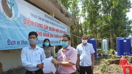 Bộ TN&MT bàn giao điểm cấp nước ngọt miễn phí thứ 5 tại Đồng bằng sông Cửu Long