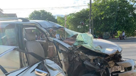 Quảng Trị: Tai nạn xe ô tô và xe ben khiến 4 người nhập viện