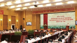 Hội nghị Cán bộ chủ chốt thực hiện quy trình nhân sự phục vụ đại hội Đảng bộ Bộ Tài nguyên và Môi trường nhiệm kỳ 2020-2025