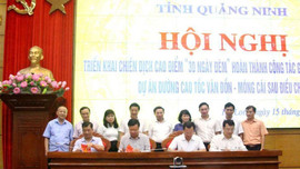 Quảng Ninh: Phát động chiến dịch "30 ngày đêm" GPMB cao tốc Vân Đồn - Móng Cái 