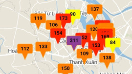 Chất lượng không khí Hà Nội ngày 28/7: Nhiều khu vực ở mức xấu và rất xấu
