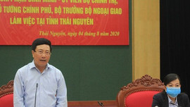 Phó Thủ tướng Phạm Bình Minh chỉ đạo tìm giải pháp thúc đẩy giải ngân vốn đầu tư công cho Thái Nguyên