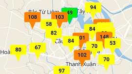 Hà Nội lại lọt top 10 thành phố ô nhiễm không khí nhất thế giới