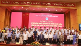 Khai giảng Lớp Bồi dưỡng nghiệp vụ quản lý tài nguyên và môi trường
