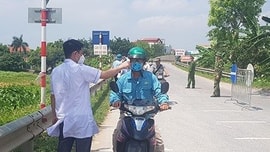 Cẩm Giàng - Hải Dương: Chốt phong tỏa cách ly y tế phòng chống dịch Covid - 19 