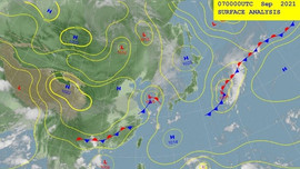 Siêu bão Chanthu tăng cấp nhanh chóng đổ bộ Trung Quốc