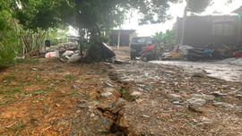 Quảng Bình: Sạt lở đất nghiêm trọng uy hiếp nhiều hộ dân