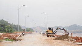 Chống sạt lở bờ sông Hồng, đoạn qua Yên Bái: Đẩy nhanh tiến độ các tuyến đê, kè